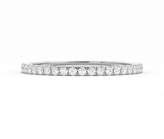 Silver 925 Rhodium Plated CZ Infinity