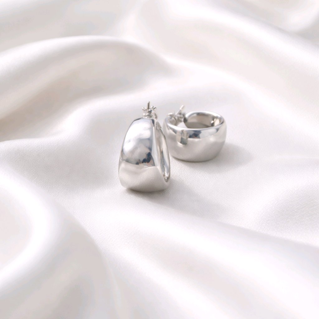 Chunky Hoop Earrings