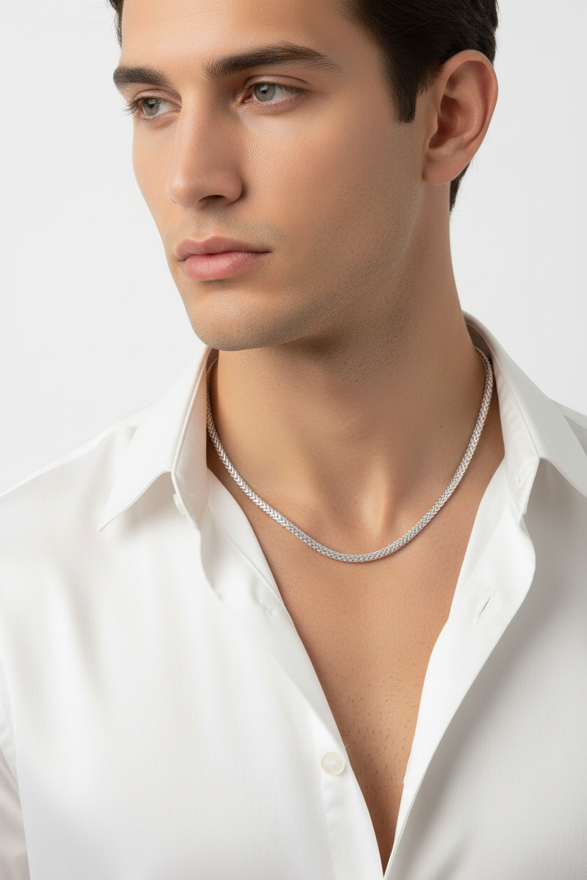 Sterling Silver 925 Basic Oval DC Franco