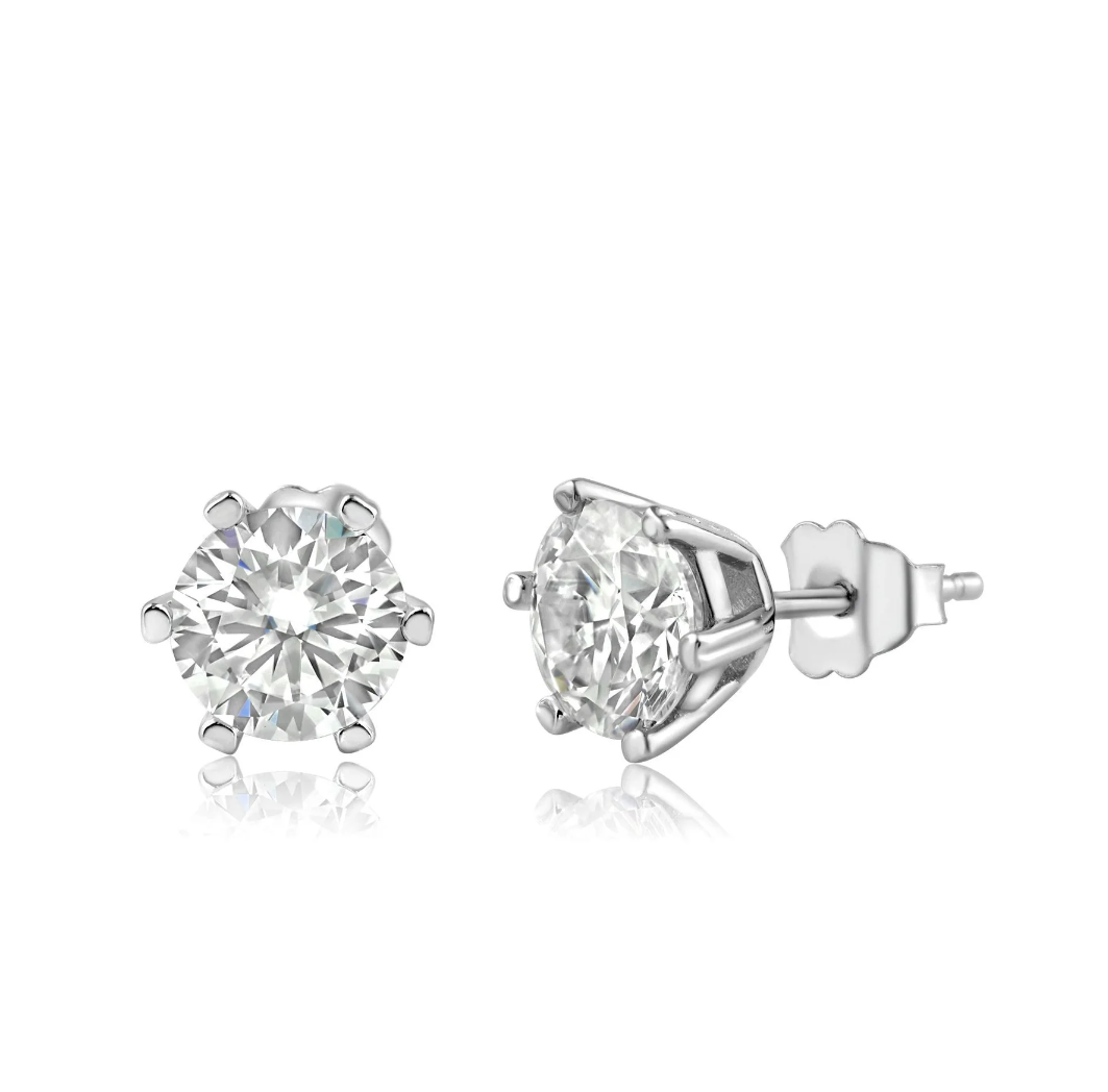 Moissanite Stone Earrings