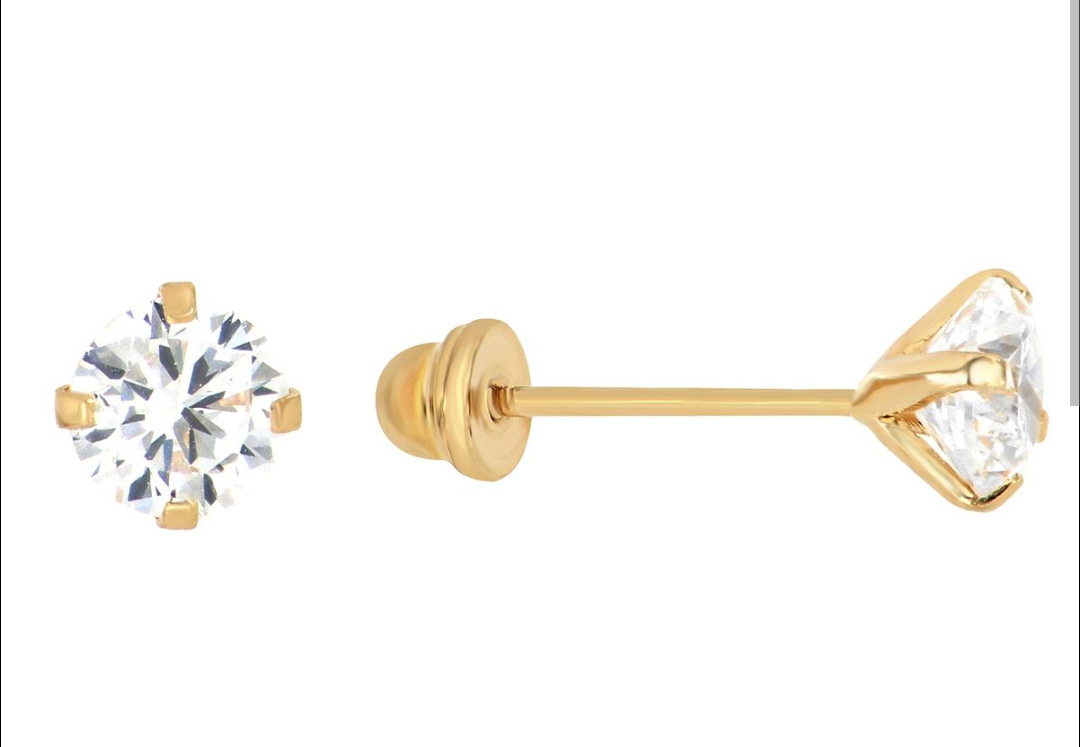 14K Yellow Gold earrings