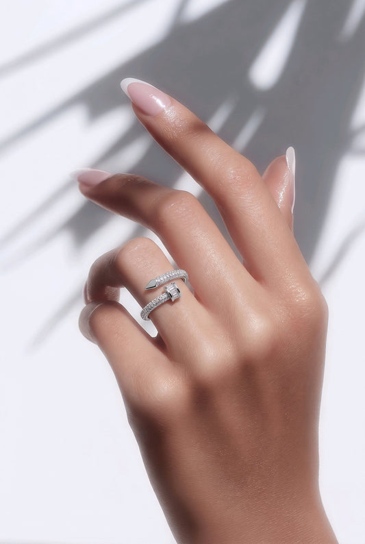 Sterling Silver "Nailed it" Inspired