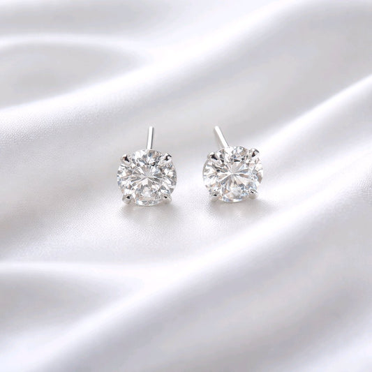 Moissanite Stone Earrings