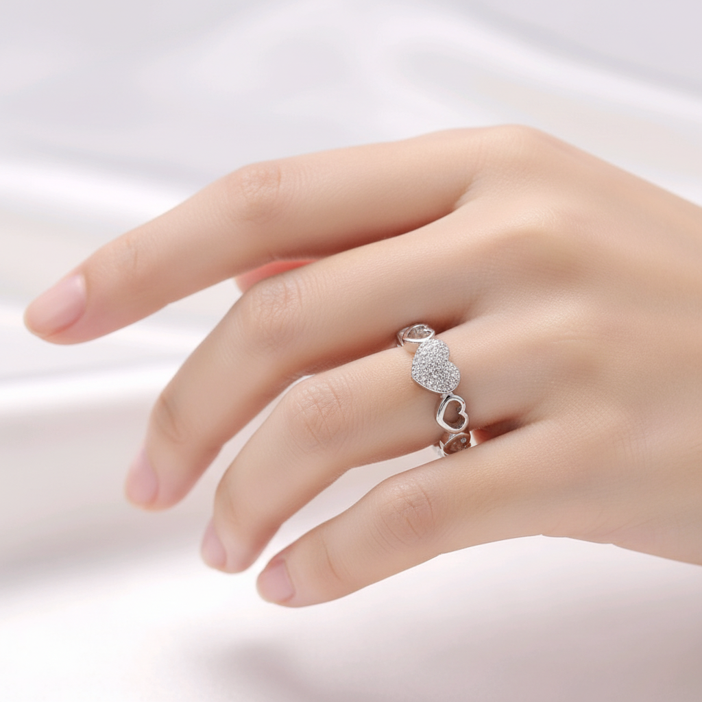 Heart Band Ring