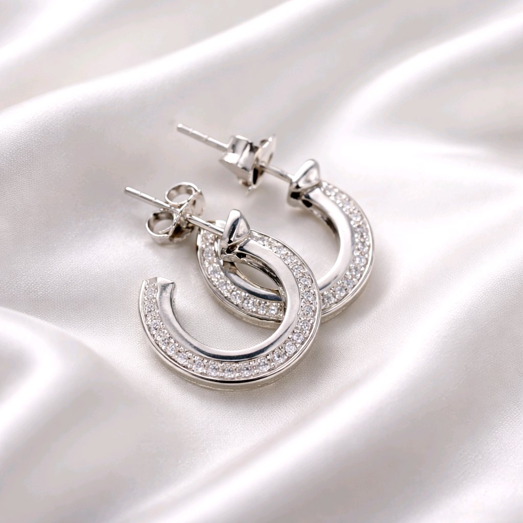 T Hoop Earrings