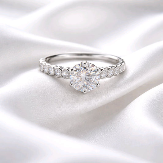 Moissanite Stone Ring