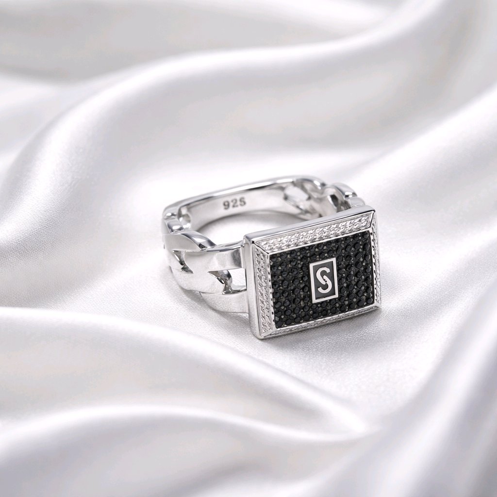 Silver Monaco Ring