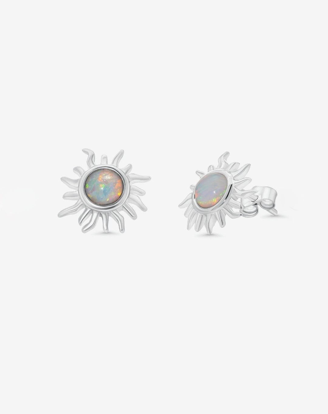 Opal earrings