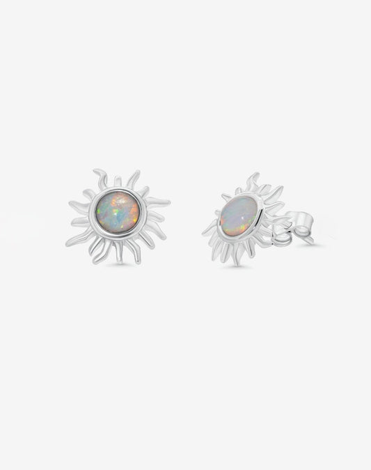 Opal earrings
