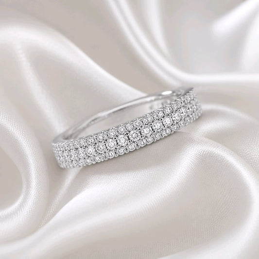 Moissanite Ring Band